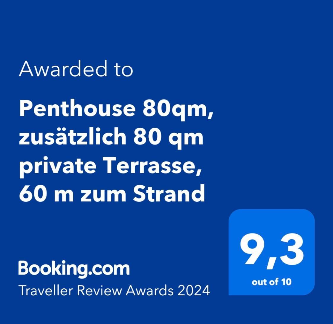 Penthouse 80Qm, Zusaetzlich 80 Qm Private Terrasse, 60 M Zum Strand Denia Exteriér fotografie